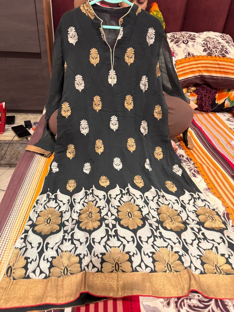 georgette gull embroidered 3 piece 42 size