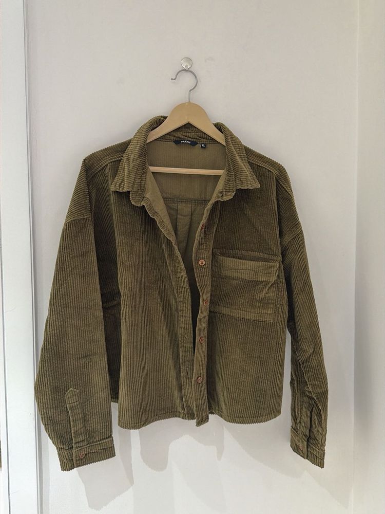 Corduroy Olive Green Jacket