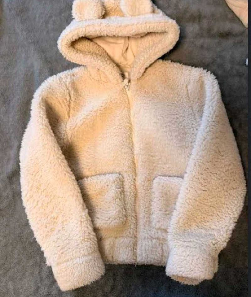 H&amp;m Cozy Teddy Bear Hoodie