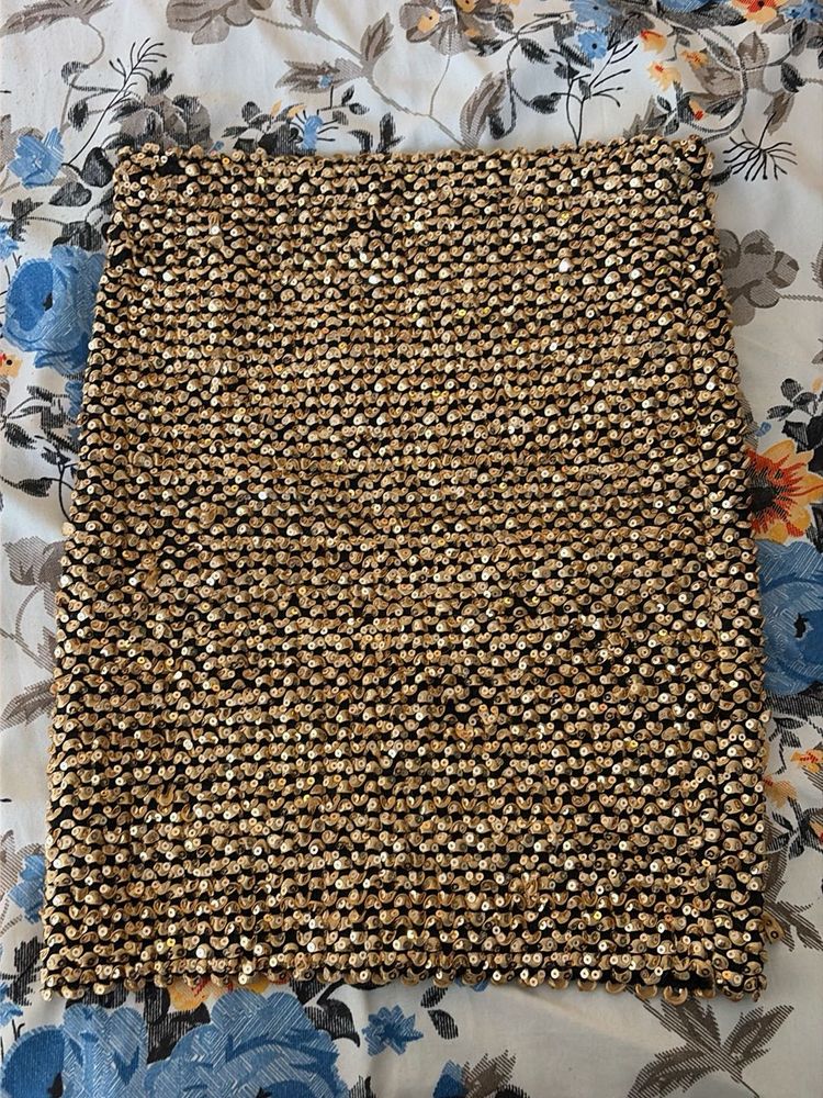 Sparkling Sequin Mini Skirt