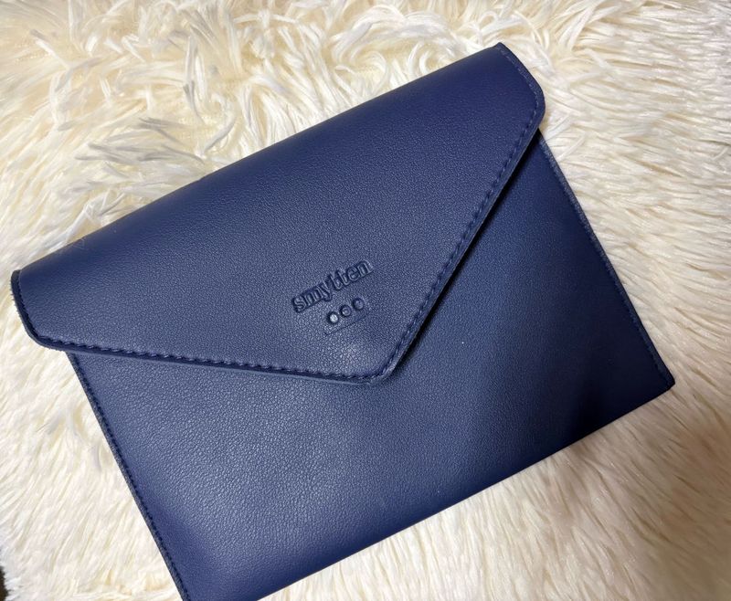 Smytten Navy Blue Envelope wallet