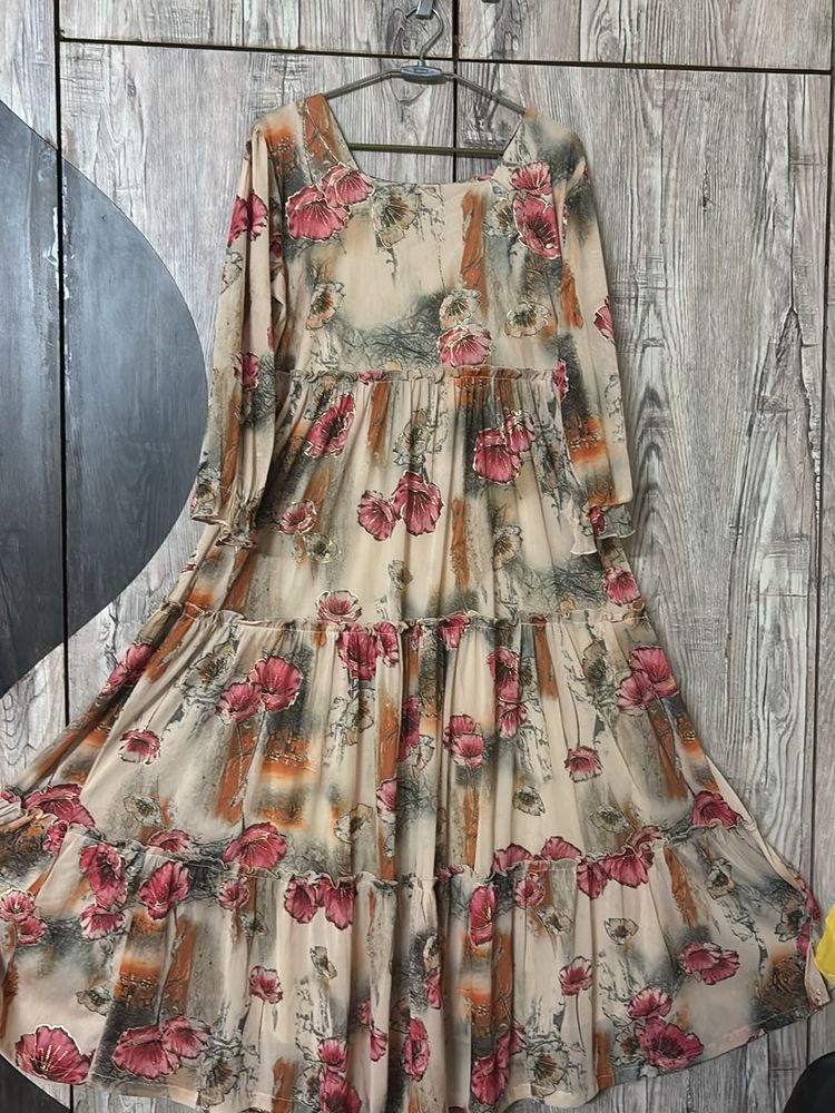 Bohemian Floral Tiered Maxi Dress