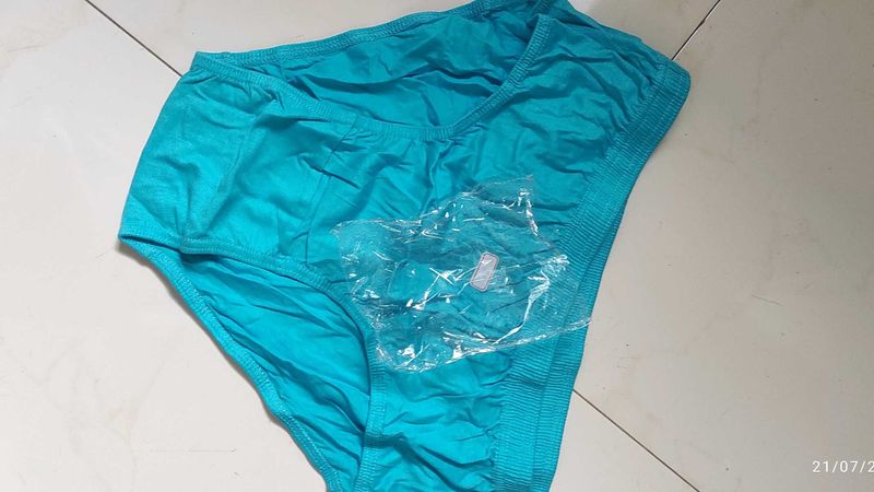 Comfortable Blue Cotton Briefs