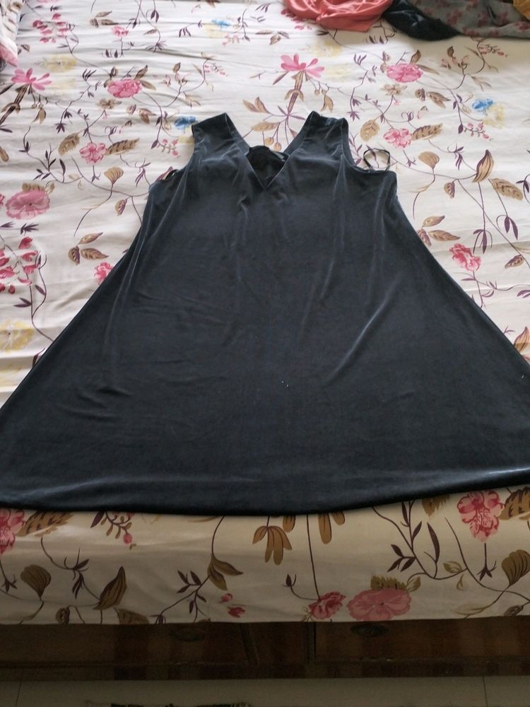 Sleeveless V-Neck Dress