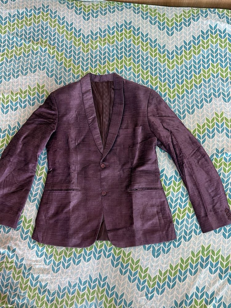 Elegant Purple Men's Blazer