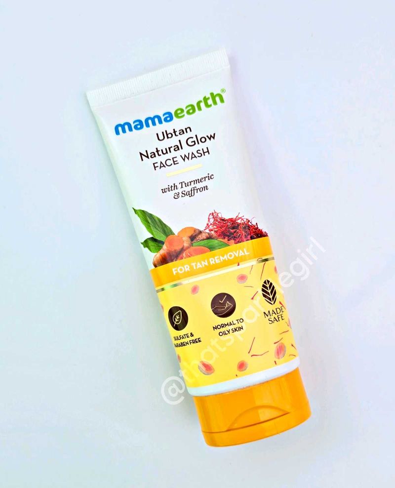 Mamaearth Ubtan Natural Glow Face Wash