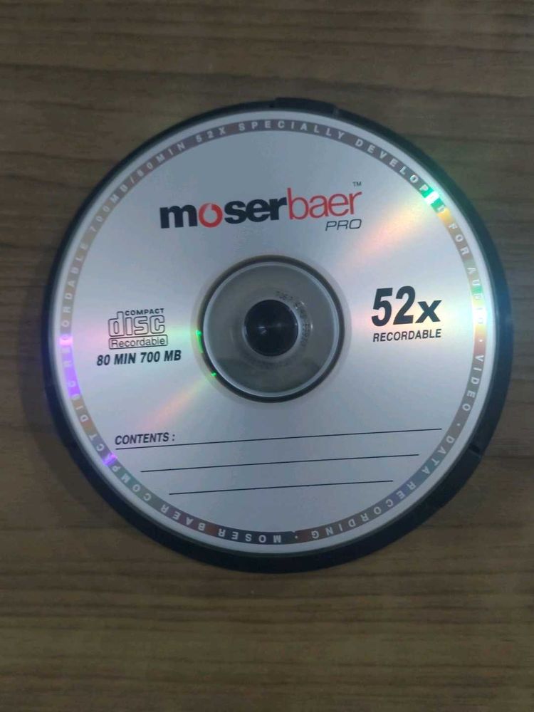Moserbaer Pro CD-R 700 MB 80 min. 52x