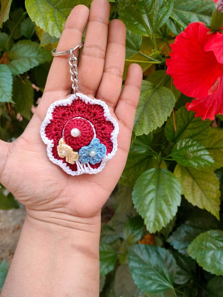 Handmade Crochet Keychain