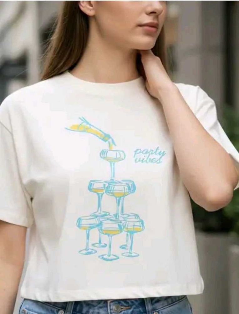 Shein Party Vibes Graphic Tee
