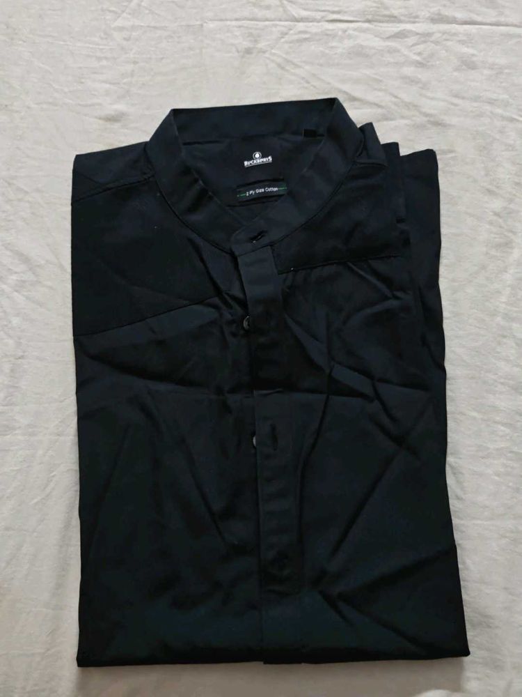 Men's Black Kurta
