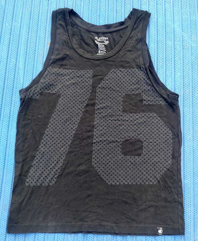 🌑G 🦍Jockey Black "76" Tank Top