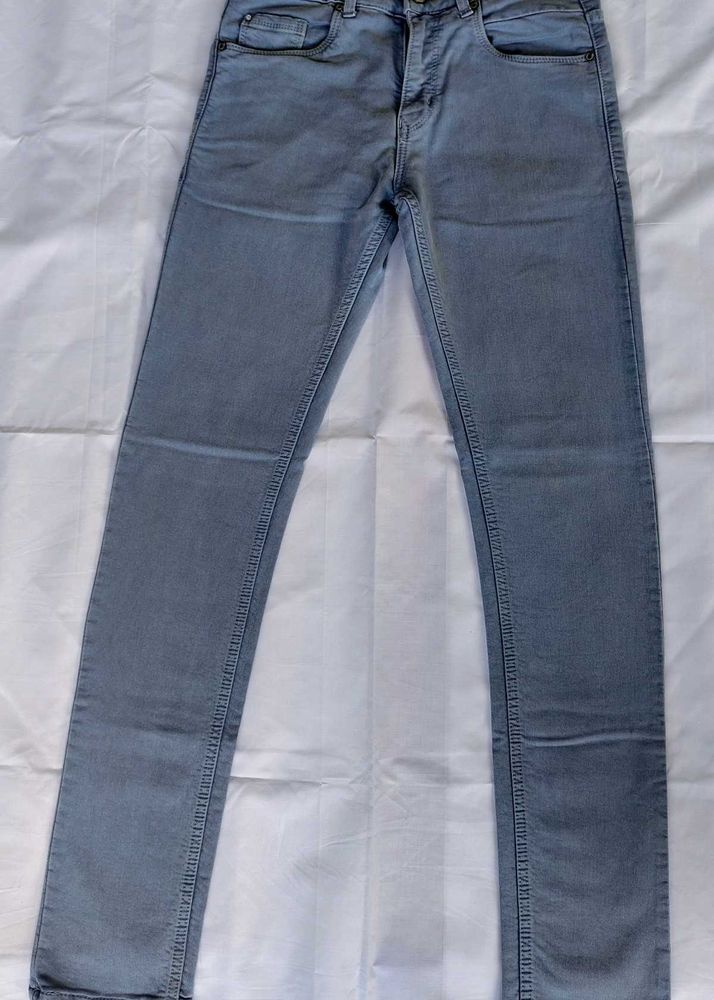 Gray Slim Fit Jeans
