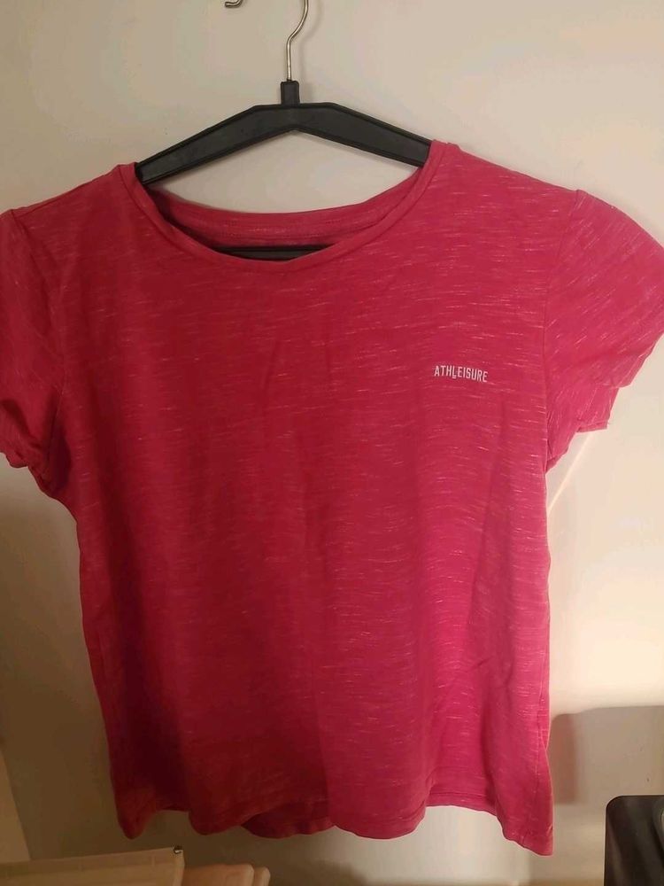 Athleisure Pink T-Shirt