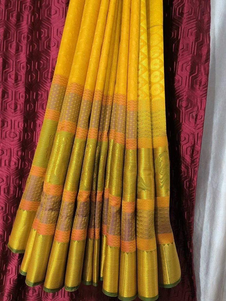 Elegant Yellow Saree