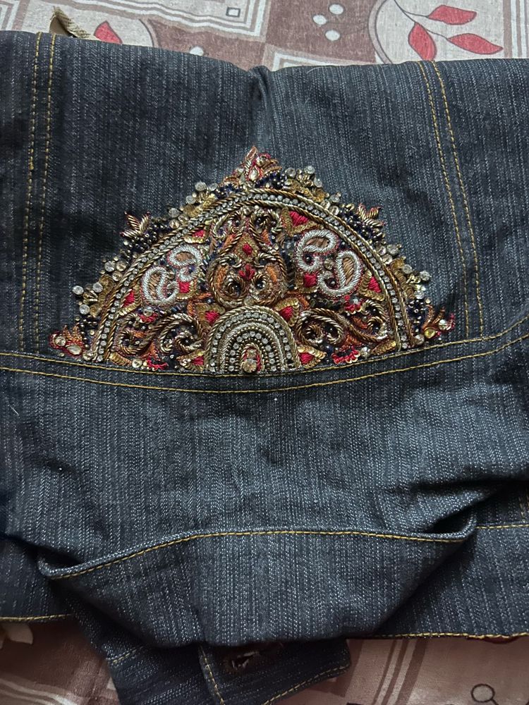 Embellished Denim jacket