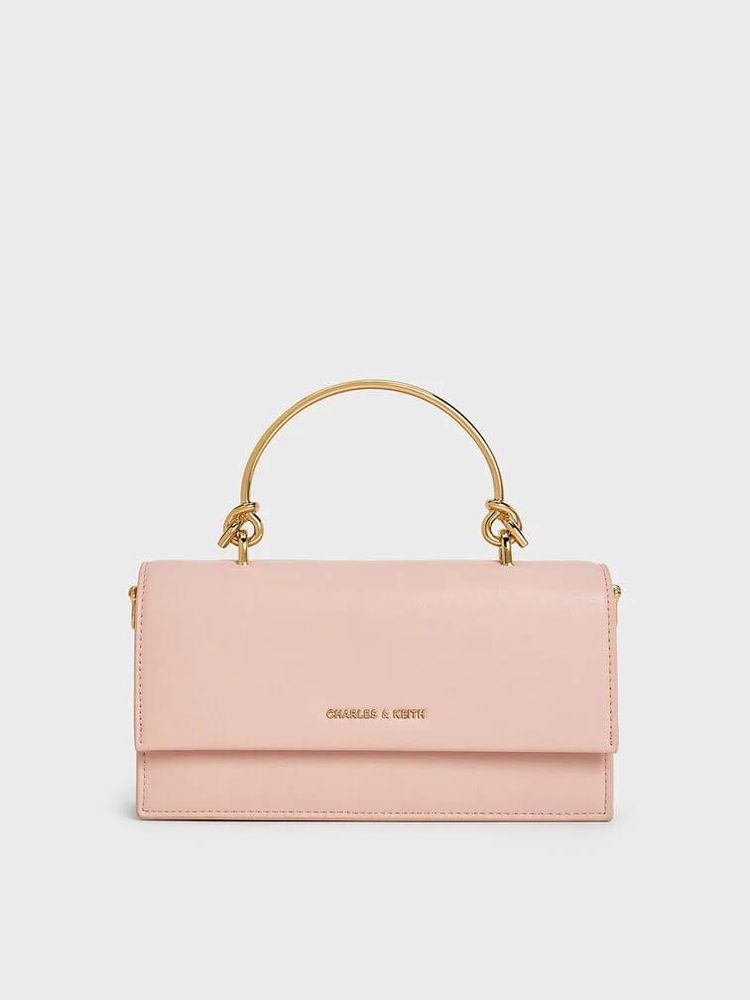 Charles and Keith Pastel Pink Handbag