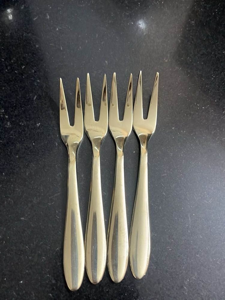 Gold Plated Forks (Set of 4)