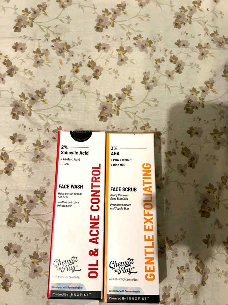 Chemist At Play Face Wash and Scrub Comb