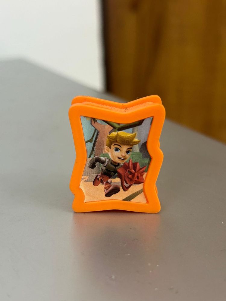 Action Figure Toy with Character Art