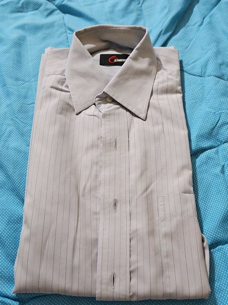 Classic Striped Button-Down Shirt