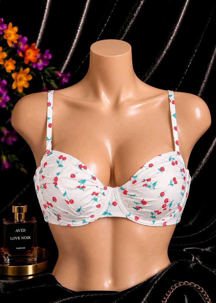 🇳🇿💫🎀Cute Cherry Print Bikini Top