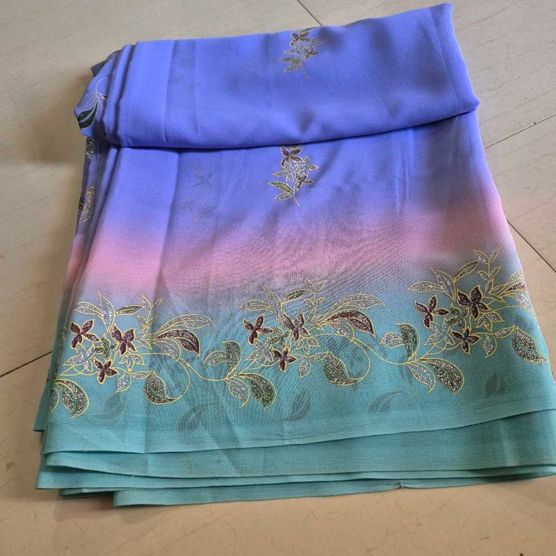 Party Wear Printed Saree