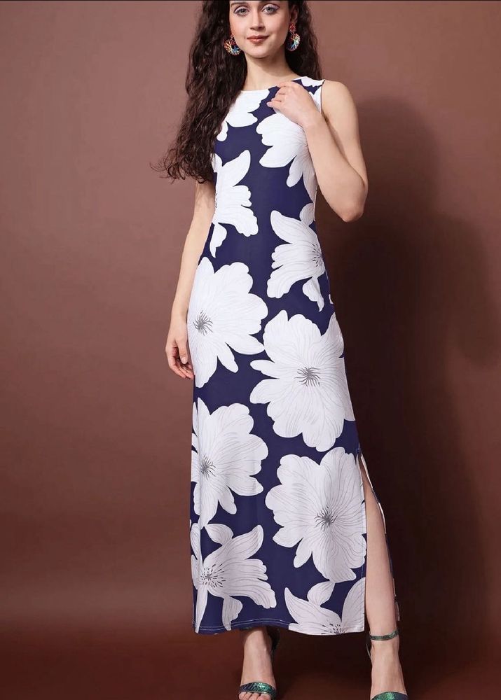 Floral Print Maxi Dress