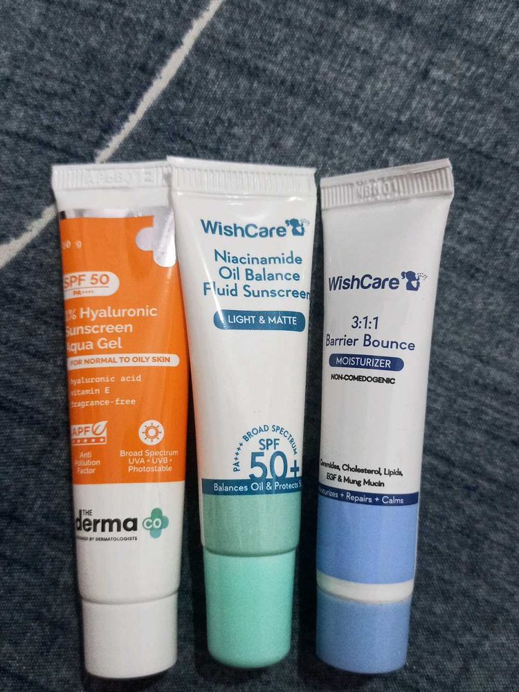 ❗❗3 pcs SUNSCREEN AND MOISTURISER COMBO