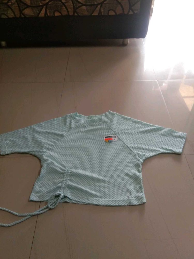 Cute Pastel Blue Tunic Top