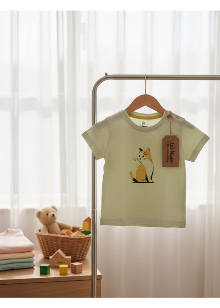 Cute Cat Print T-Shirt