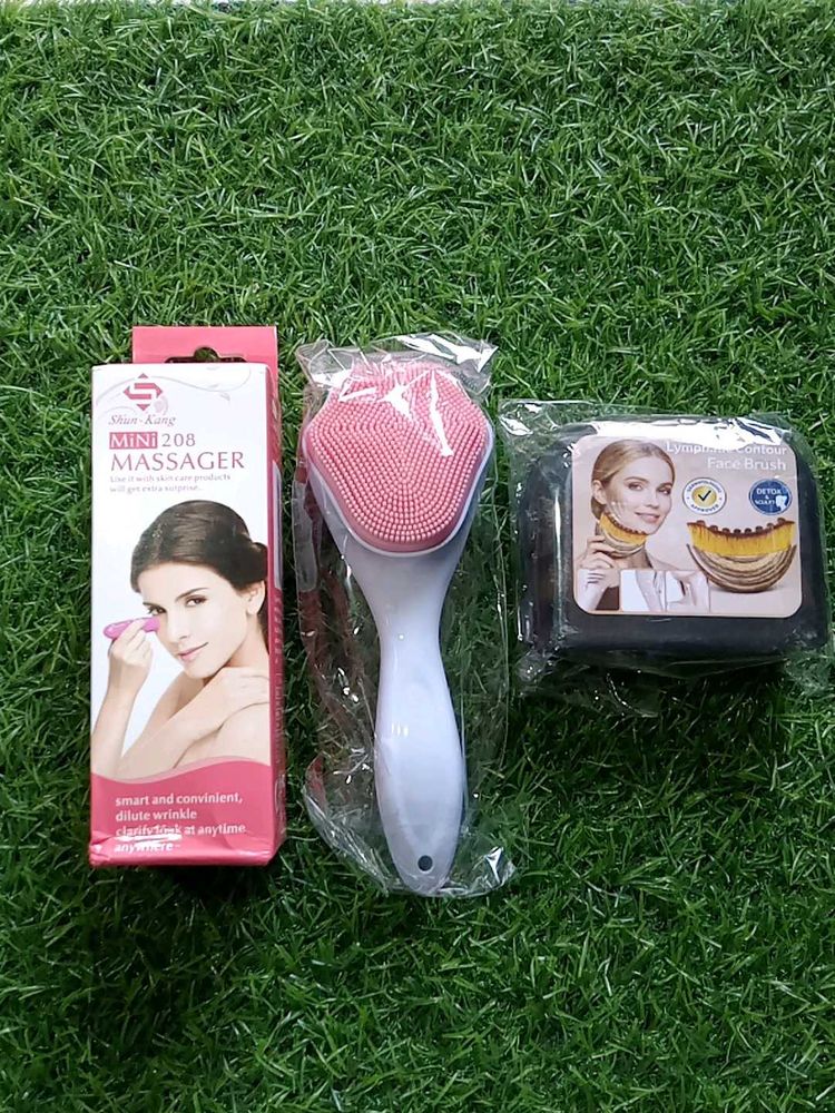 Face Massager &amp; Cleansing Brush Set