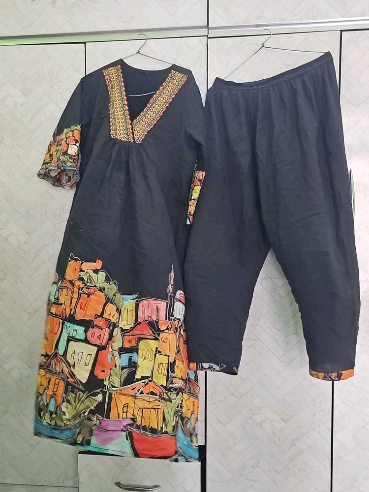 Printed Kurta Set