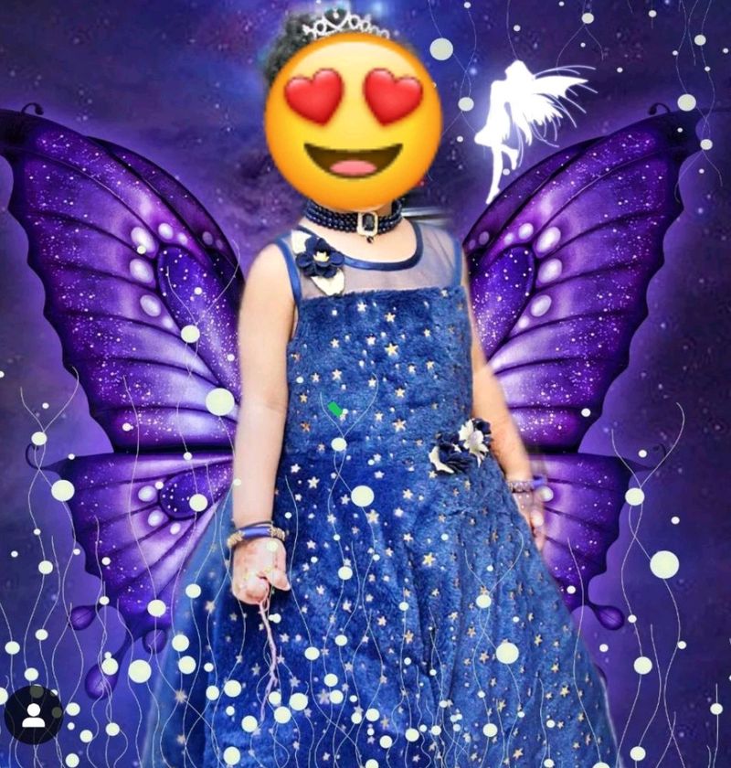 Party Wear Long Frock For Kids