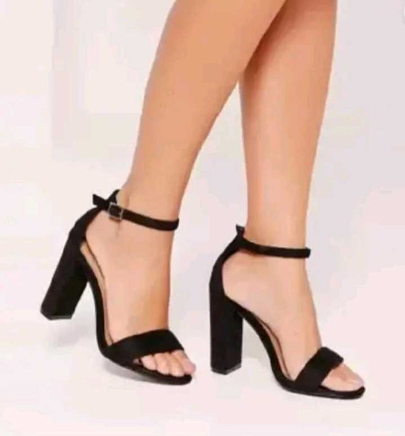 Chic Black Block Heel Sandals