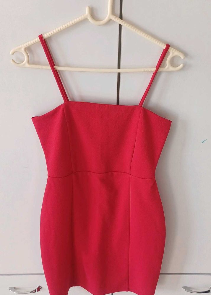 Red Bodycon Mini Dress