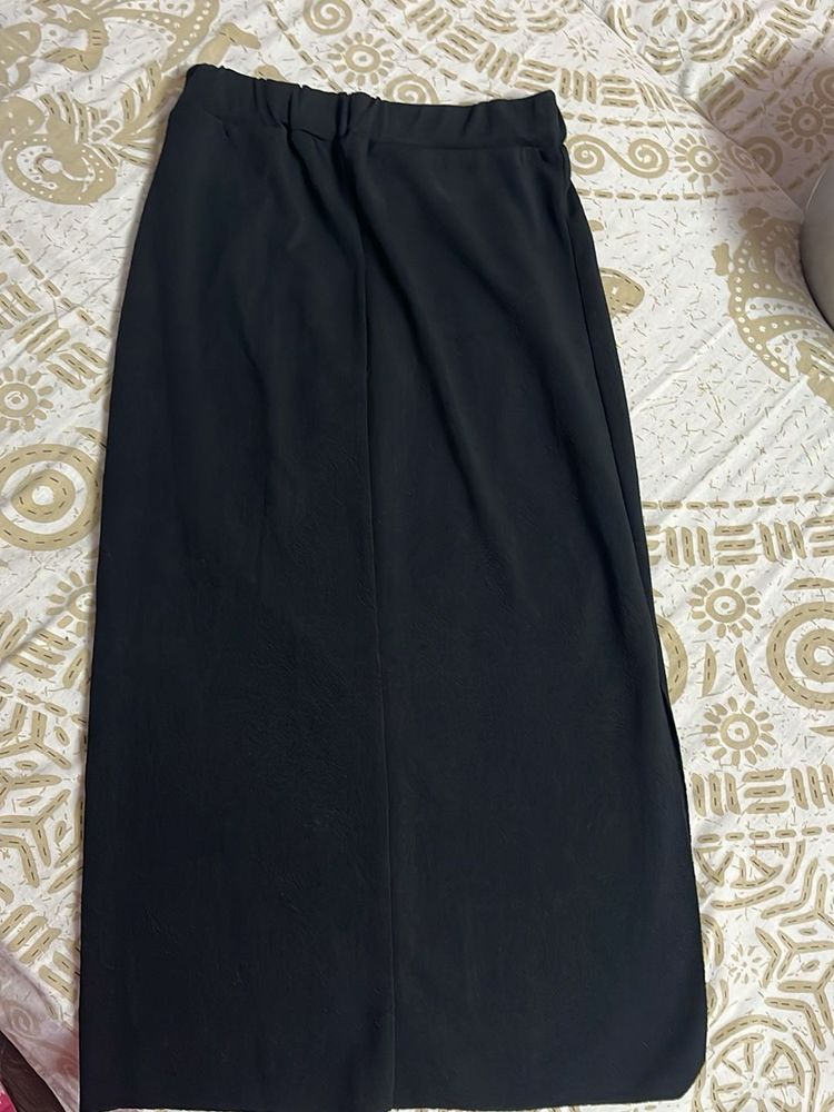Classic Black Maxi Skirt