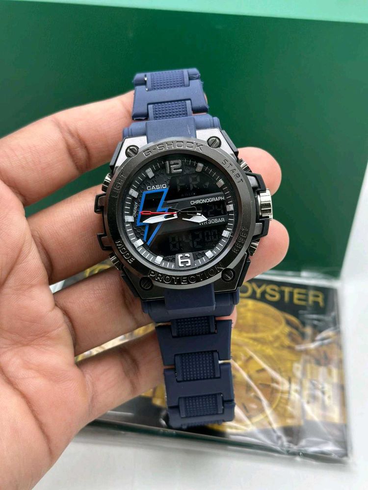 G-Shock Blue Analog-Digital Watch