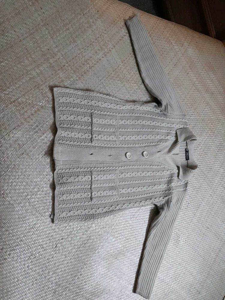 Cozy Textured Button-Up Cardigan