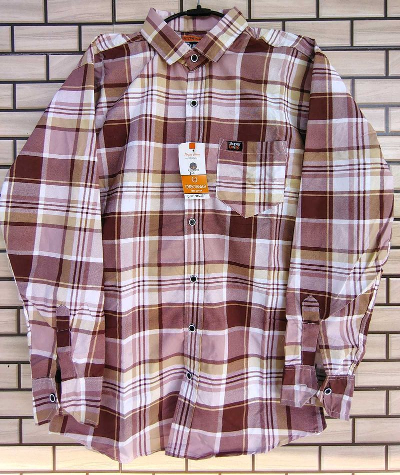 Men's Plaid Long Sleeve Shirt