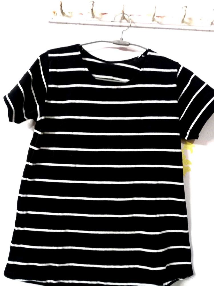 Striped Black and White T-Shirt