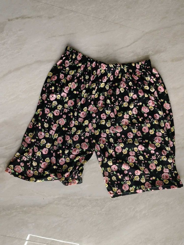 Floral Print Shorts