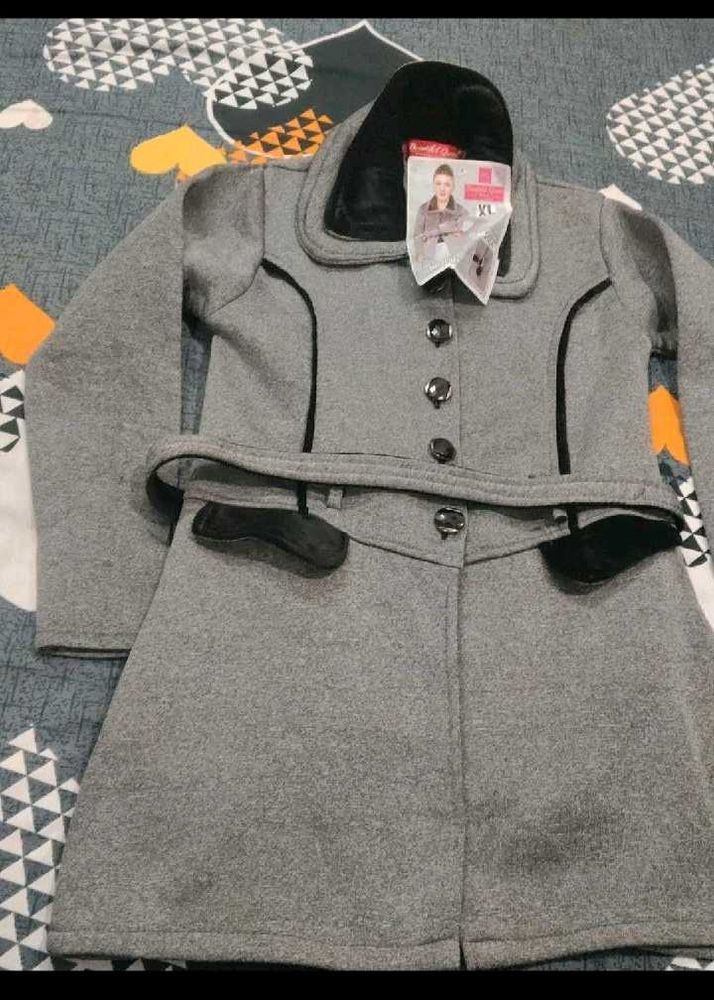 Stylish Grey Winter Coat