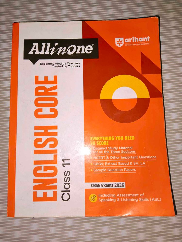 Arihant All in One English Core Class 11