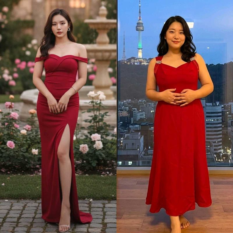 Elegant Red Off-Shoulder Maxi Dress