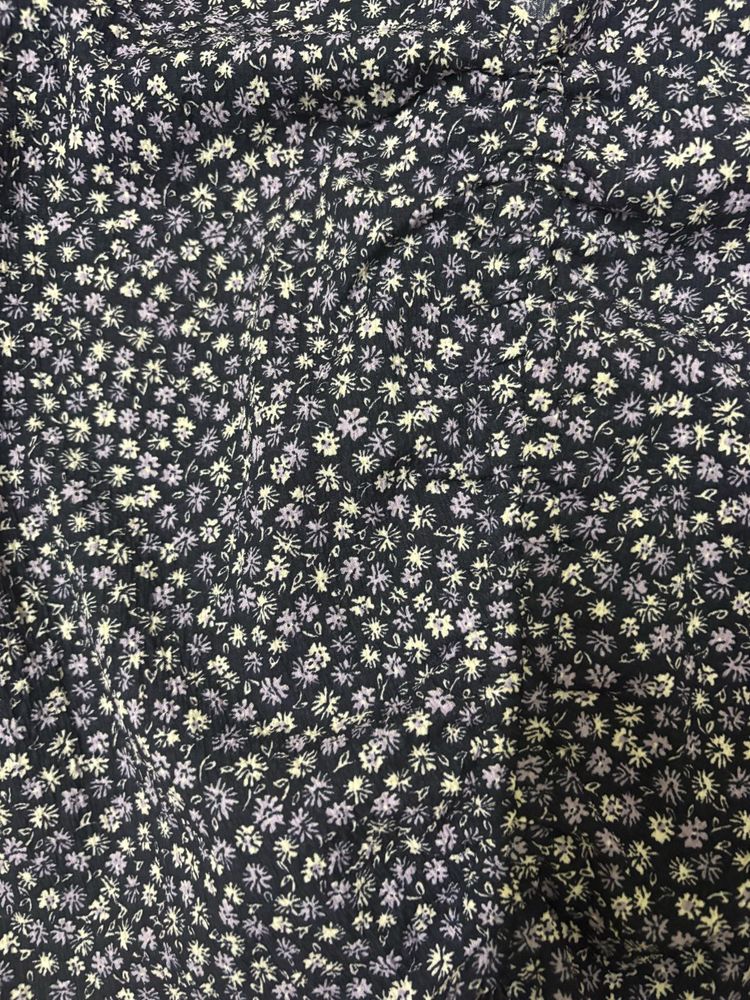 Ditsy Floral Print Mini crop top