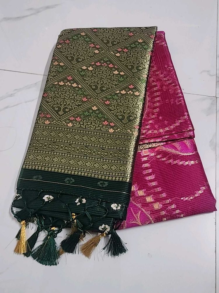 Elegant Woven Sari
