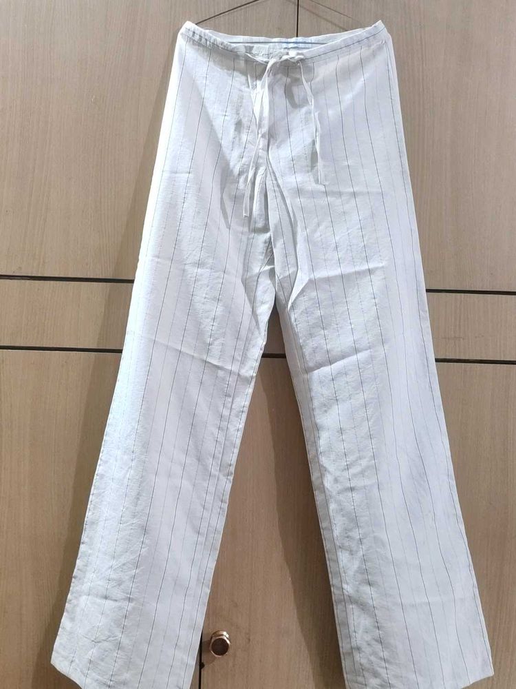 Striped Wide Leg Pants.