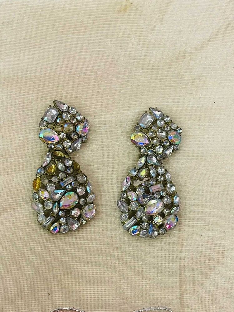 Stunning Rhinestone Drop Earrings