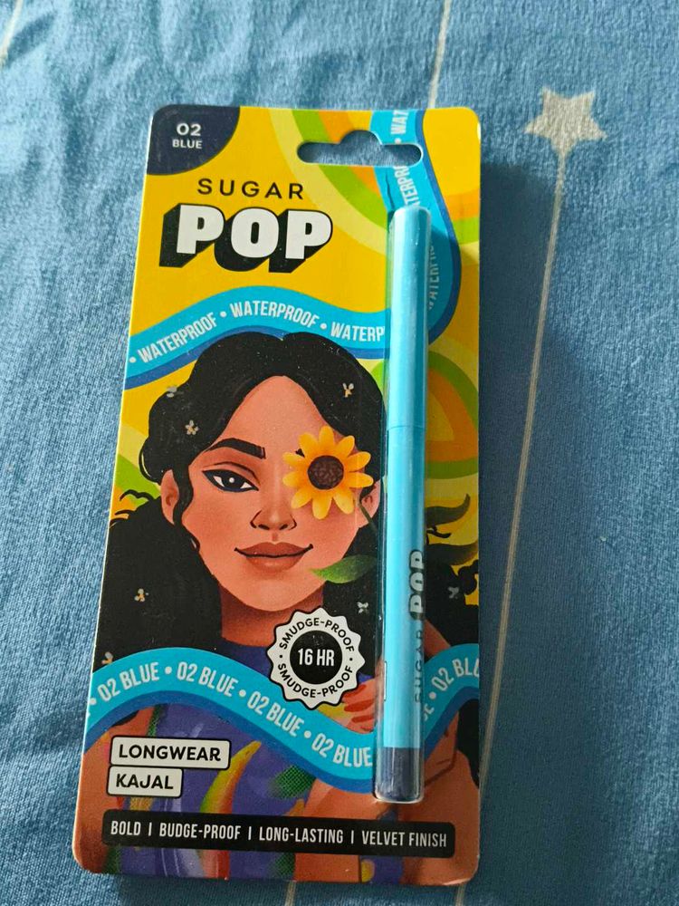 Sugar Pop Longwear Kajal 02 Blue