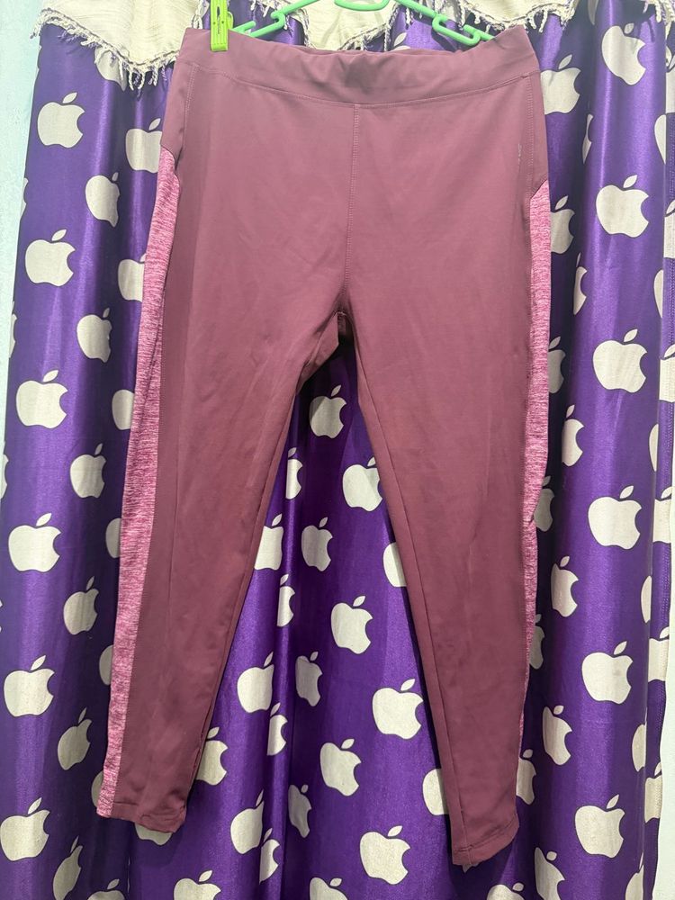 Skechers Maroon Active Leggings